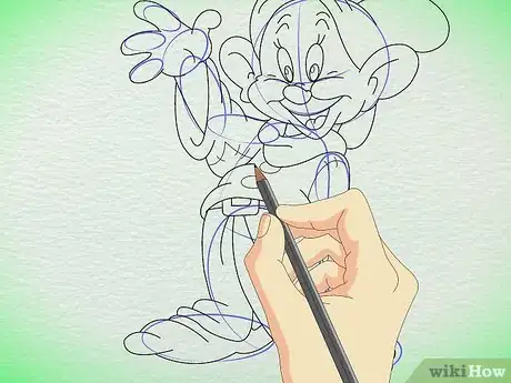 Image titled Draw Dopey from the Seven Dwarfs Step 6