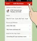Edit the Business Information on Yelp