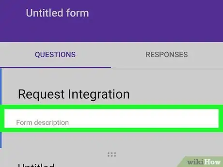 Image titled Create a Google Form on iPhone or iPad Step 4