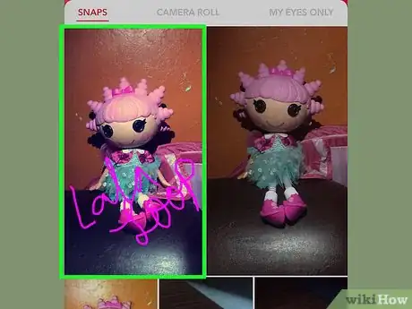 Image titled Send Snaps to Somebody Without Snapchat Step 10