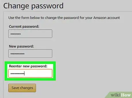 Image titled Change Your Amazon Password on PC or Mac Step 8