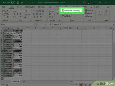 Image titled Compare Two Lists in Excel Step 10