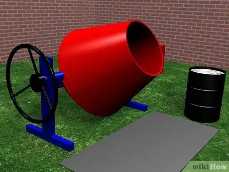 Image titled Use a Cement Mixer Step 4