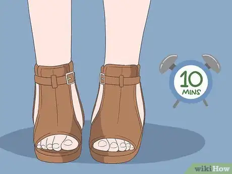 Image titled Stretch Open Toe Leather Shoes Step 8