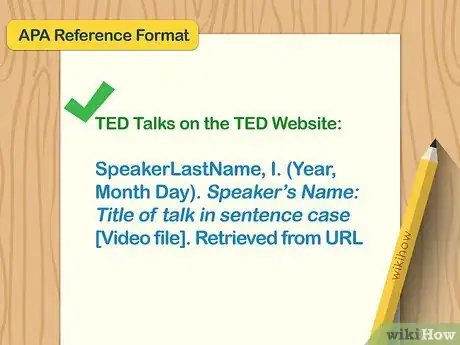 Image titled Cite TED Talks in APA Step 1