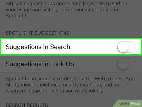 Image titled Turn Off Suggestions when Searching in Spotlight on an iPhone Step 5