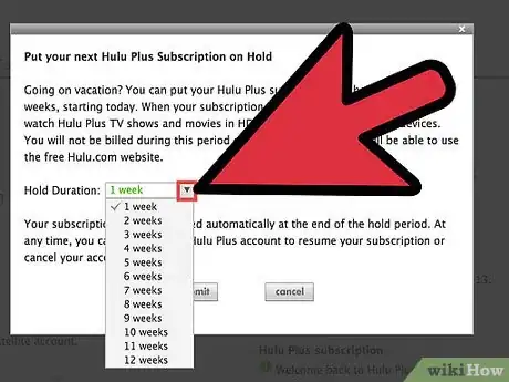 Image titled Put Your Hulu Plus Account on Hold Step 3