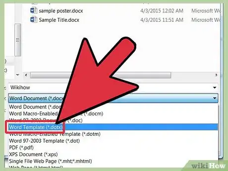 Image titled Make a Word Template Step 5