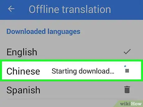 Image titled Download a Language for Offline Use in Google Translate for Android Step 7