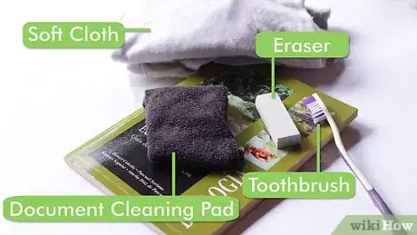 Image titled Clean a Book Step 1