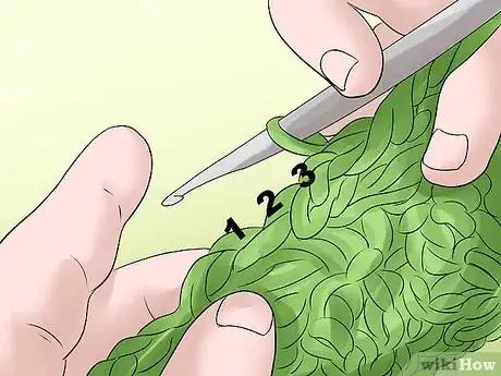 Image titled Crochet a Cabbage Patch Stitch Step 5