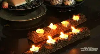 Make a Tree Branch Tealight Candle Holder