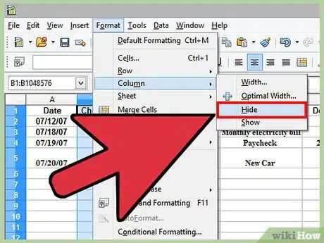 Image titled Create a Check Register with OpenOffice.org Calc Step 18