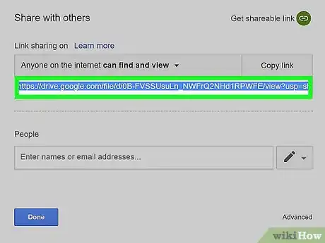 Image titled Make Direct Links of Google Drive Files Step 5