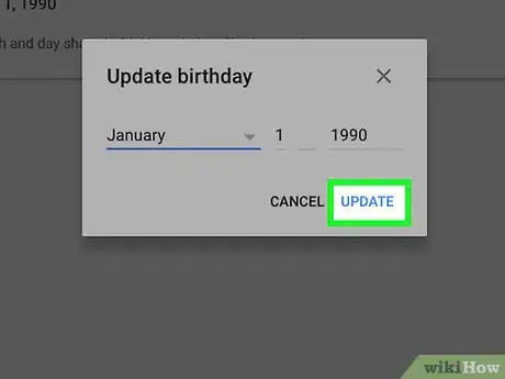 Image titled Change Age on YouTube Step 11