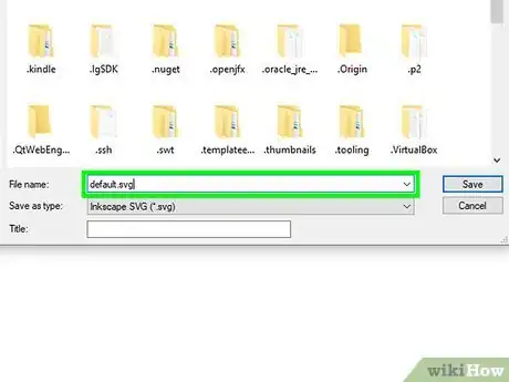 Image titled Change the Default Export Path in Inkscape Step 6