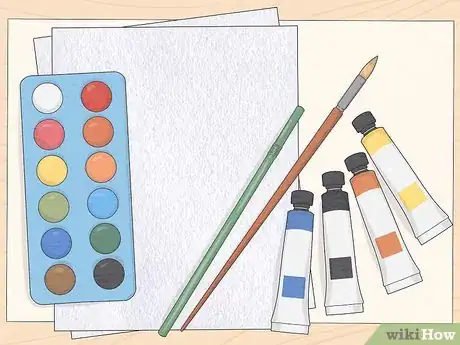 Image titled Paint a Scared Halloween Cat Step 1