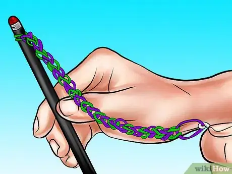 Image titled Make Loom Band Patterns Without the Loom Step 11