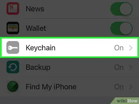 Image titled Change Your iCloud Keychain Security Code on an iPhone Step 3