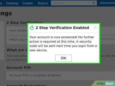 Image titled Set Up Account Security on ROBLOX Step 4