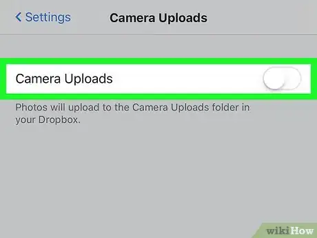 Image titled Turn Off the Camera Upload on Dropbox on iPhone or iPad Step 4