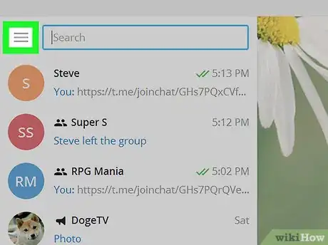 Image titled Delete Contacts on Telegram on PC or Mac Step 2