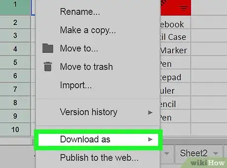 Image titled Save a .Xlsx Document on Google Sheets on PC or Mac Step 4