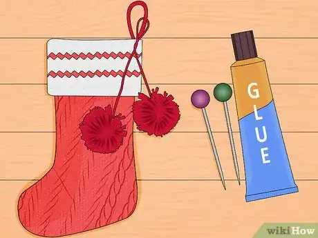 Image titled Make Christmas Stockings from Sweaters Step 13