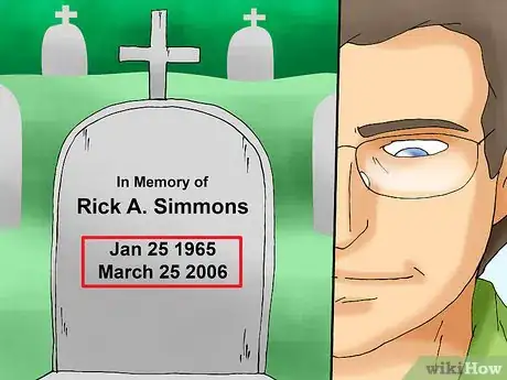 Image titled Find a Person's Grave Step 7