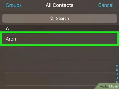 Image titled Make a FaceTime Call on an iPhone Step 8