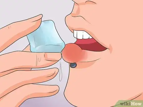 Image titled Take Care of a Lip Piercing Step 10