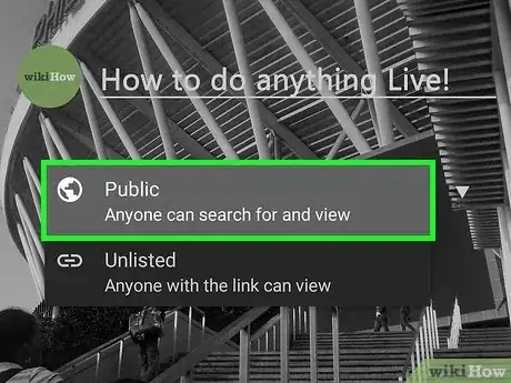 Image titled Make Your Twitch Stream Private on Android Step 5