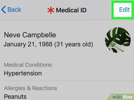 Image titled Set Up Your Medical ID in Apple Health Step 5