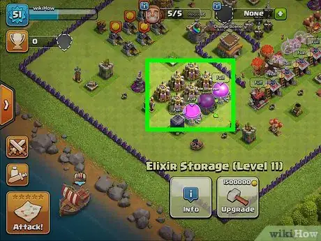 Image titled Save Resources on Clash of Clans Step 1