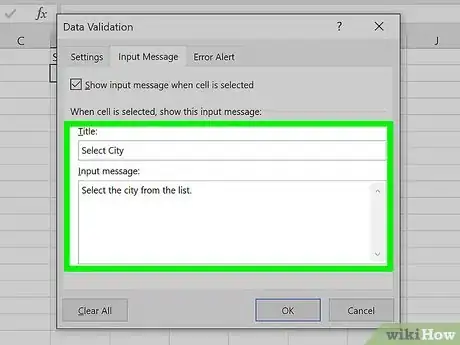 Image titled Create a Drop Down List in Excel Step 14