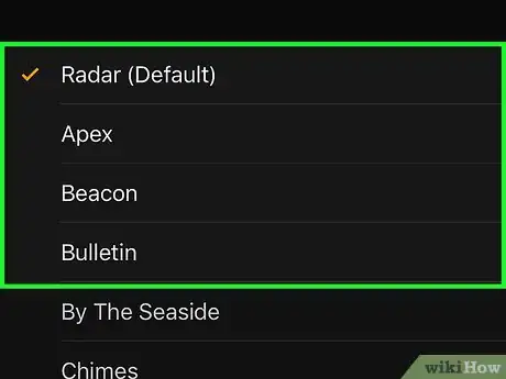 Image titled Change the Alarm Sound on an iPhone Step 6