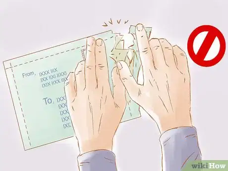Image titled Open an Envelope Having Three Perforated Sides Step 7
