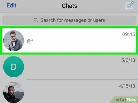 Image titled See Mentions on Telegram on iPhone or iPad Step 4