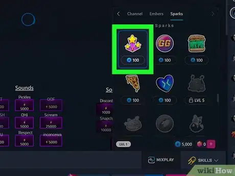 Image titled Give Sparks on Mixer App Step 5