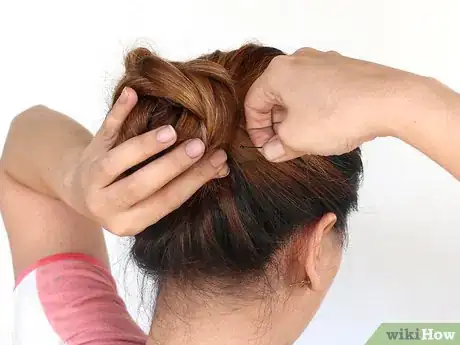Image titled Do a 3D Flower Bun Step 13