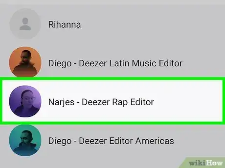 Image titled Follow Someone on Deezer Step 5