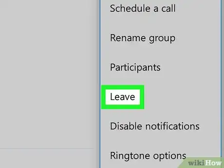 Image titled Leave a Group Chat on Skype on Android Step 4
