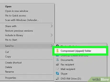 Image titled Zip Folder on Windows Step 4