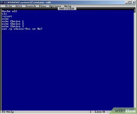 Image titled Create Options or Choices in a Batch File Step 12