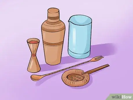 Image titled Create a Home Bar in a Small Space Step 12