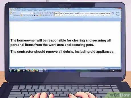 Image titled Write a Home Improvement Contract Step 14