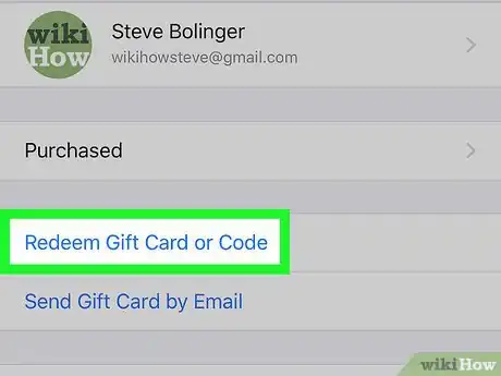 Image titled Add an iTunes Gift Card to iPhone Step 5