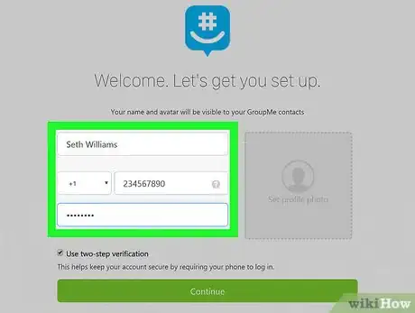 Image titled Join GroupMe on PC or Mac Step 5
