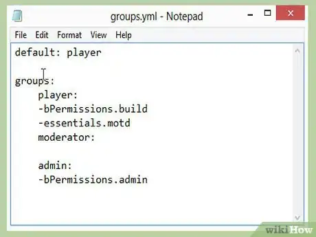 Image titled Set up Bpermissions for a Minecraft Bukkit Server Step 9Bullet1