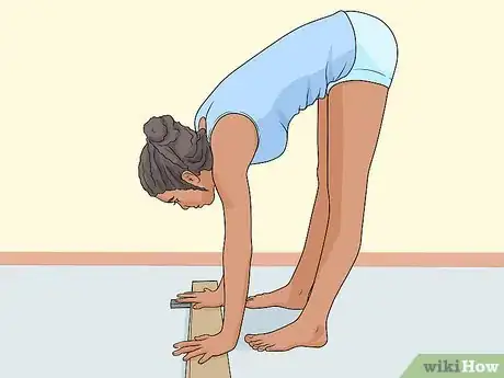 Image titled Do a Straddle Press Handstand Beam Mount Step 1